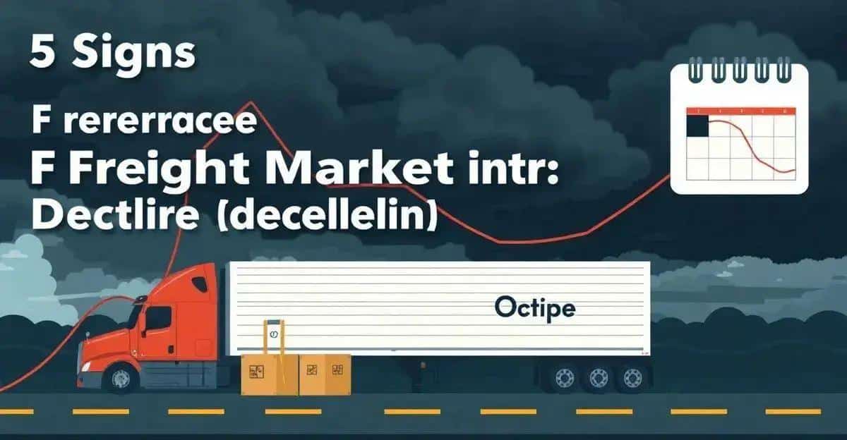 Você está visualizando atualmente 5 Sinais de Queda no Mercado de Frete em Outubro