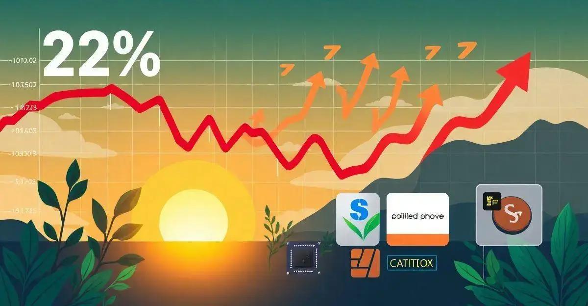 Desempenho das Ações em Queda