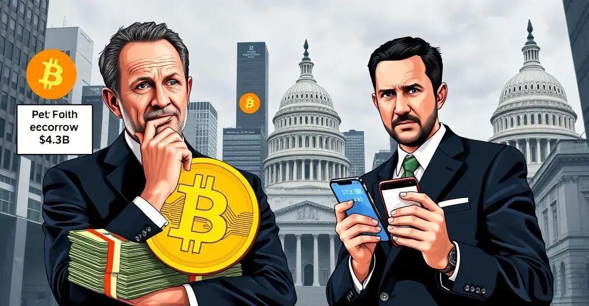 Leia mais sobre o artigo Peter Schiff Sugere que Saylor ‘Pegue Emprestado’ $4,3B para Comprar Bitcoin