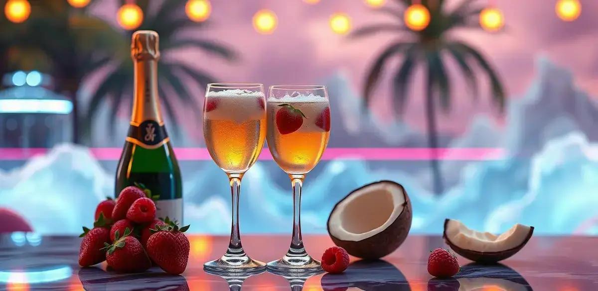 Como Harmonizar Champagne com Frutas e Licor