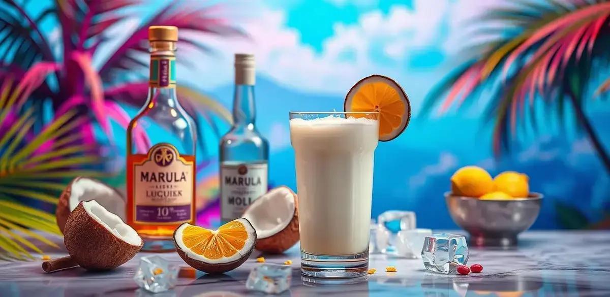 Ingredientes do Licor de Marula com Creme de Coco