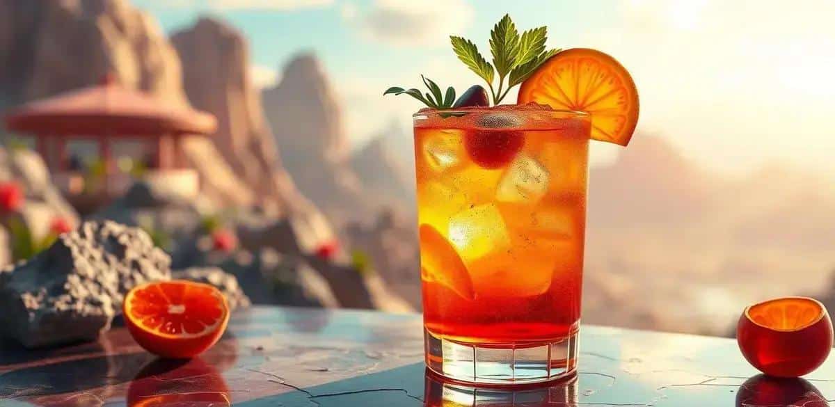 Leia mais sobre o artigo Coquetel Chileno com Licor de Cassis e Gengibre: Refrescância que Encanta