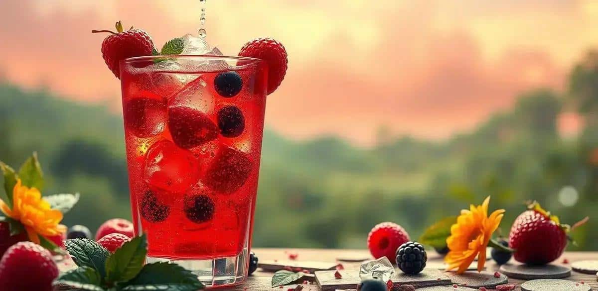 Leia mais sobre o artigo Refrigerante de Frutas Vermelhas com Soda: Refresque-se com esta Delícia