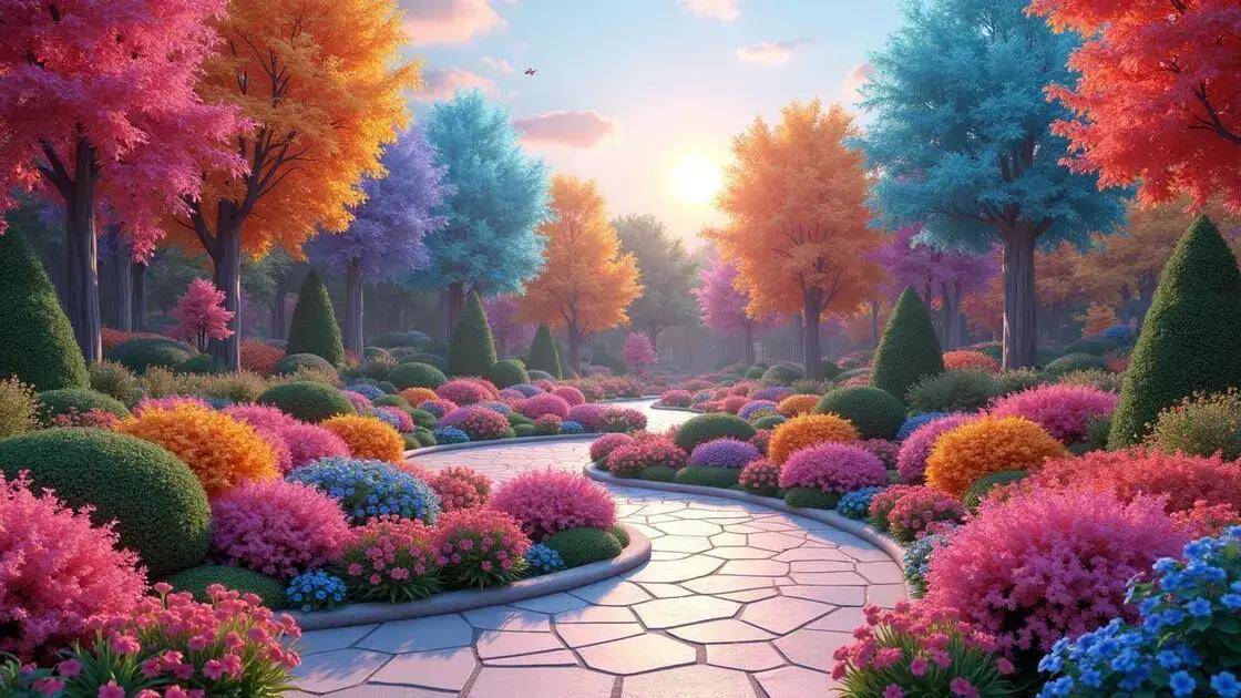 O que é harmonia de cores no paisagismo