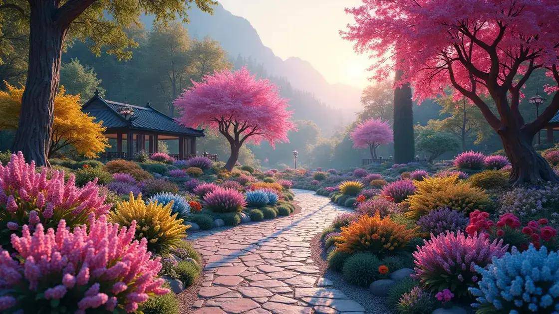 Importância da paleta de cores para o jardim