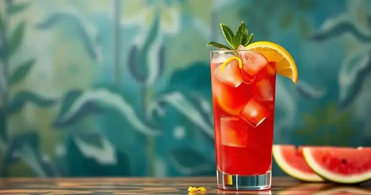 No momento, você está visualizando Cachaça com Melancia e Raspas de Limão Siciliano: Uma Refrescância Irresistível
