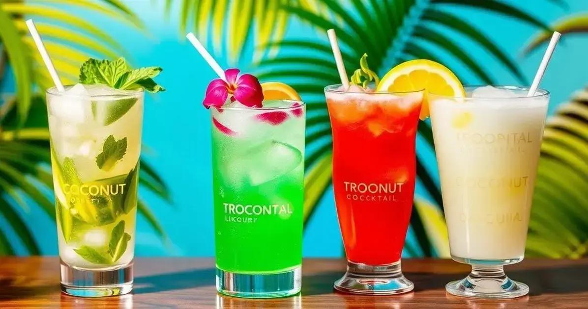 Variações de Receitas com Licor de Coco