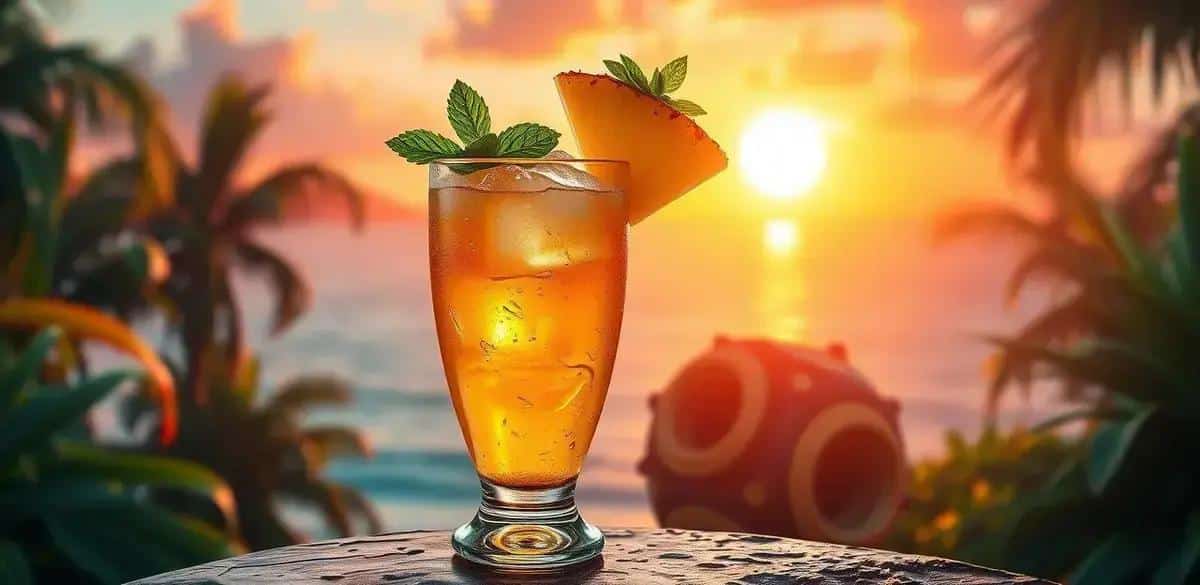 No momento, você está visualizando Caipiríssima de Abacaxi com Rum Envelhecido: O Destilado Refrescante