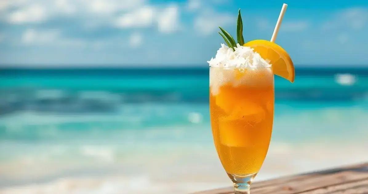 cerveja com sorvete de limao e raspas de coco a combinacao refrescante perfeita