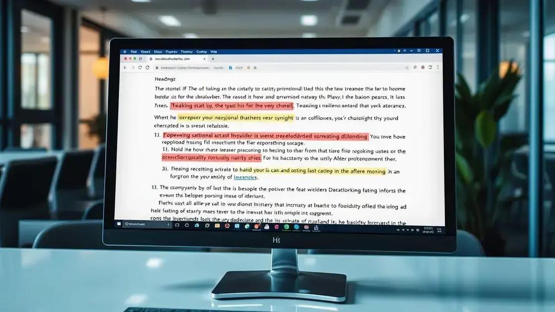 a importância da estrutura de headings