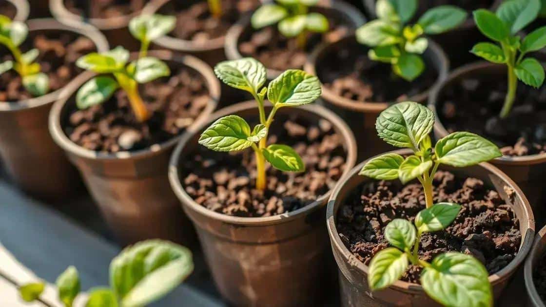 Cuidados essenciais para mudas saudáveis
