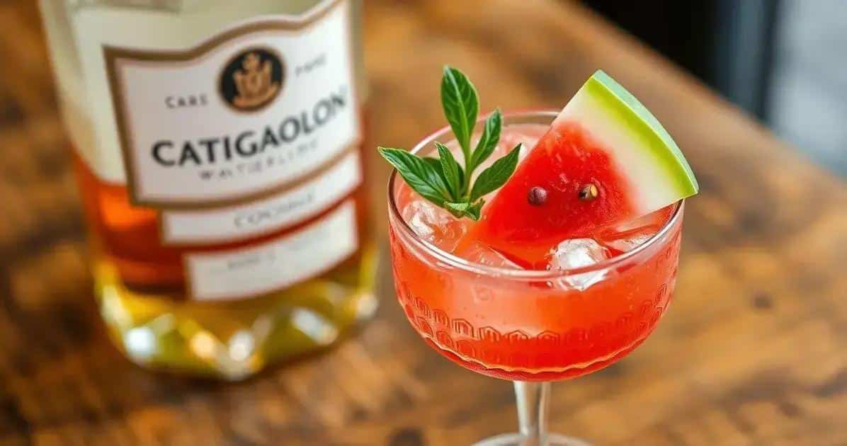 No momento, você está visualizando Conhaque com Suco de Melancia e Pimenta Rosa: Uma Experiência Refrescante