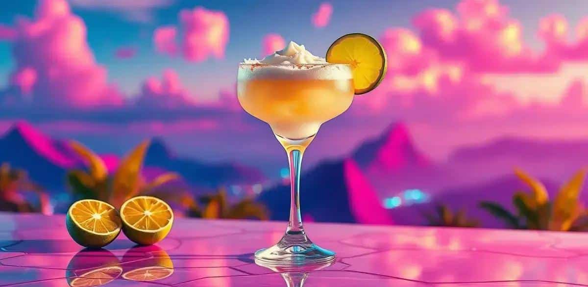 margarita com espuma de coco o drink que voce precisava descobrir
