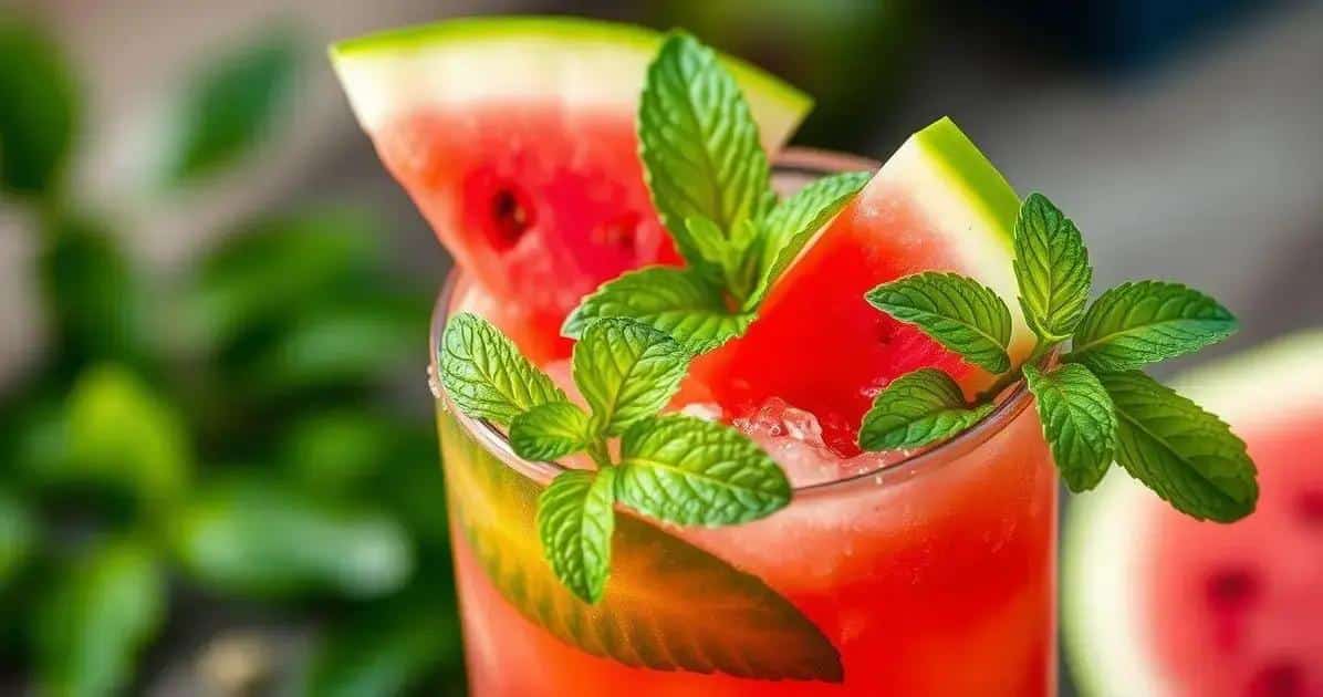 No momento, você está visualizando Margarita com Refrigerante de Melancia: A Mistura Refrescante que Você Precisa Experimentar