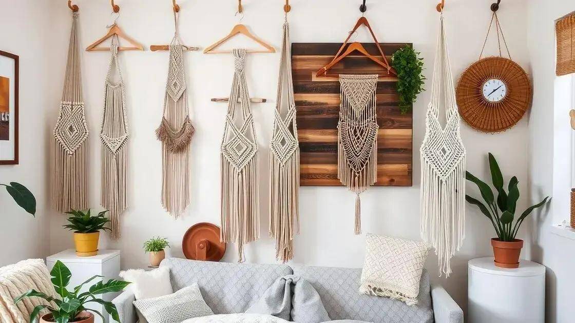 Harmonizando o macramê com diferentes estilos decorativos