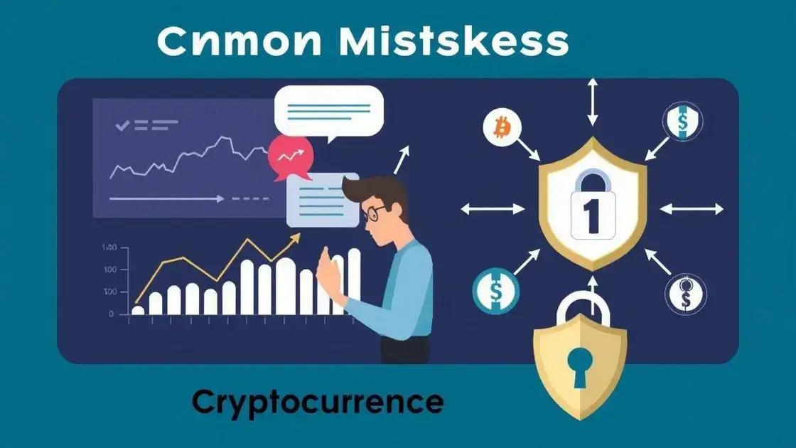 Erros comuns ao diversificar investimentos em cripto