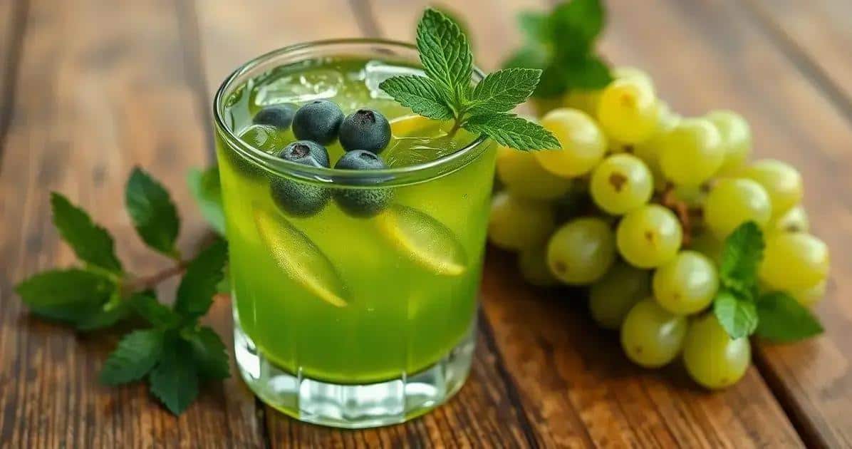 Leia mais sobre o artigo Caipirinha de Uva Verde com Mel: A Deliciosa Bebida Refrescante que Você Precisa Conhecer!