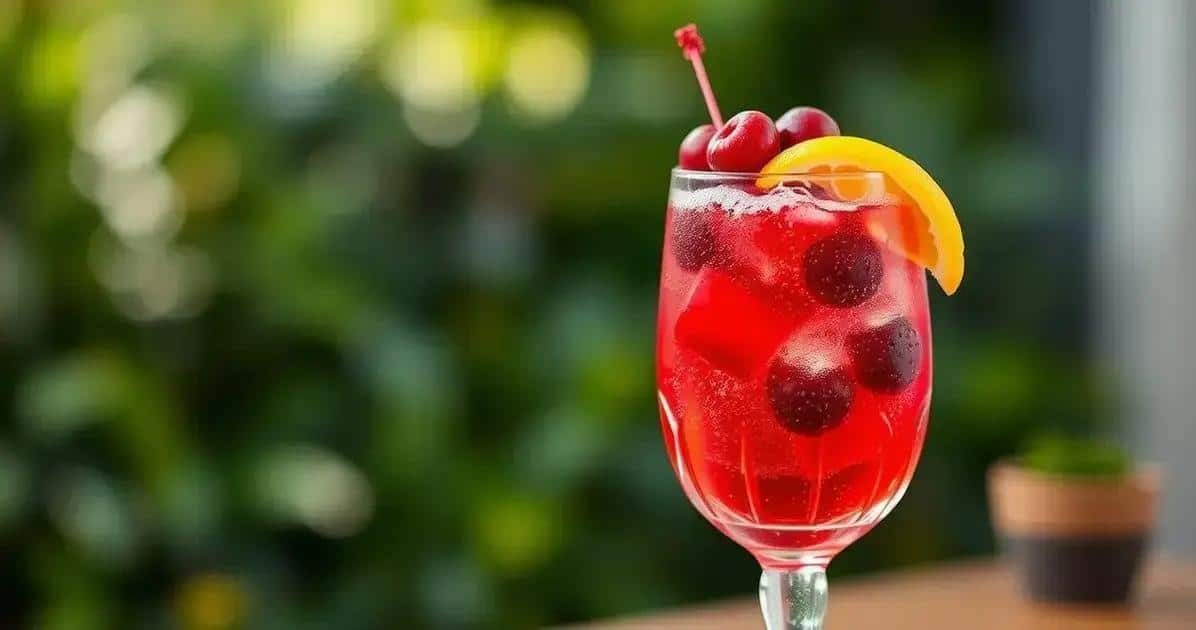 Leia mais sobre o artigo Coquetel com Vodka e Espumante de Frutas Vermelhas: Uma Delícia Refrescante