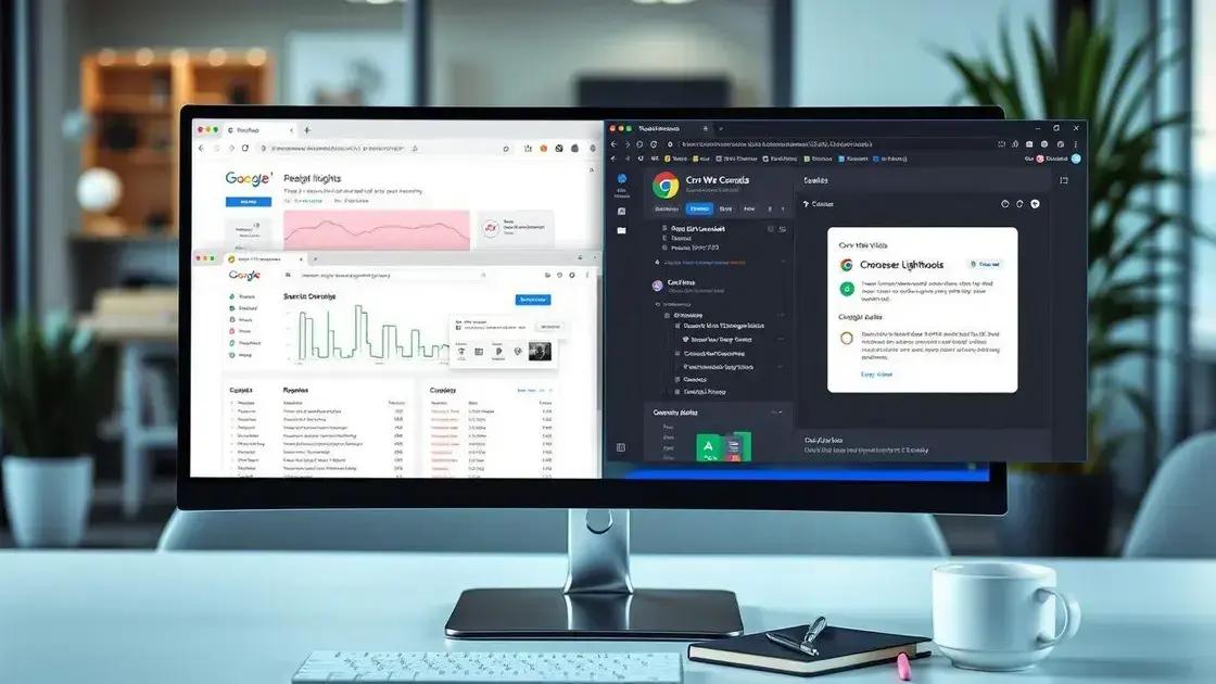 Como medir Core Web Vitals usando ferramentas do Google