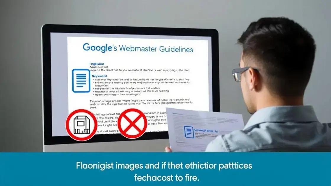 evitando penalizações e práticas proibidas para google images