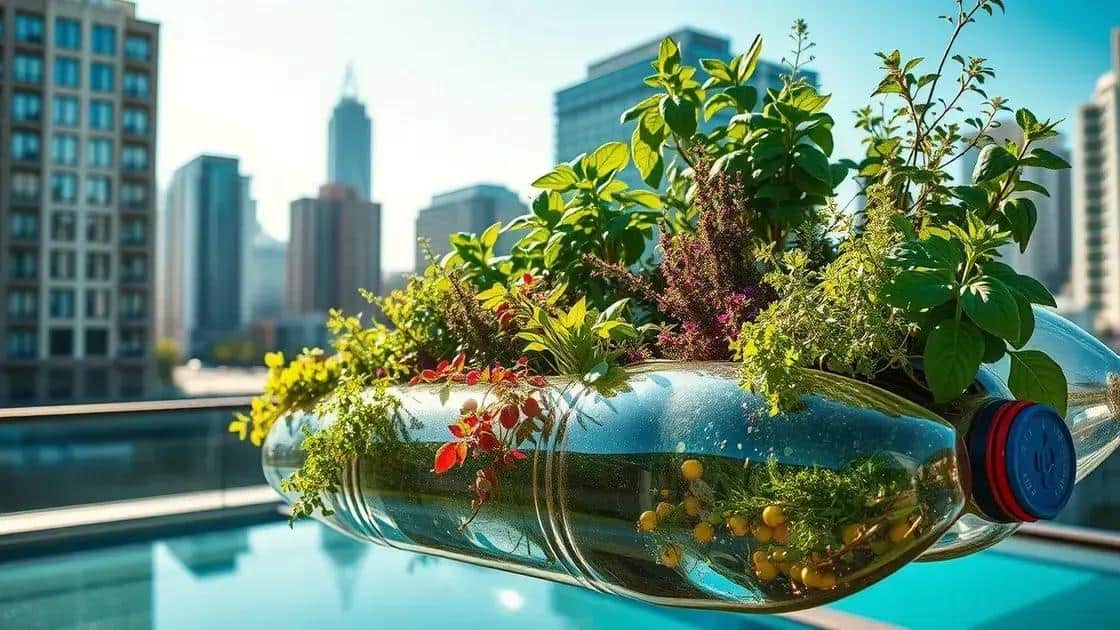 Leia mais sobre o artigo Horta Flutuante: Como Cultivar Vegetais em Garrafas sem Terra e com Mínimo Espaço