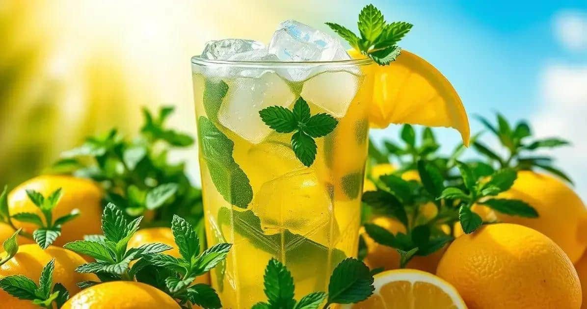 Leia mais sobre o artigo Limonada Tropical com Hortelã: A bebida perfeita para o verão