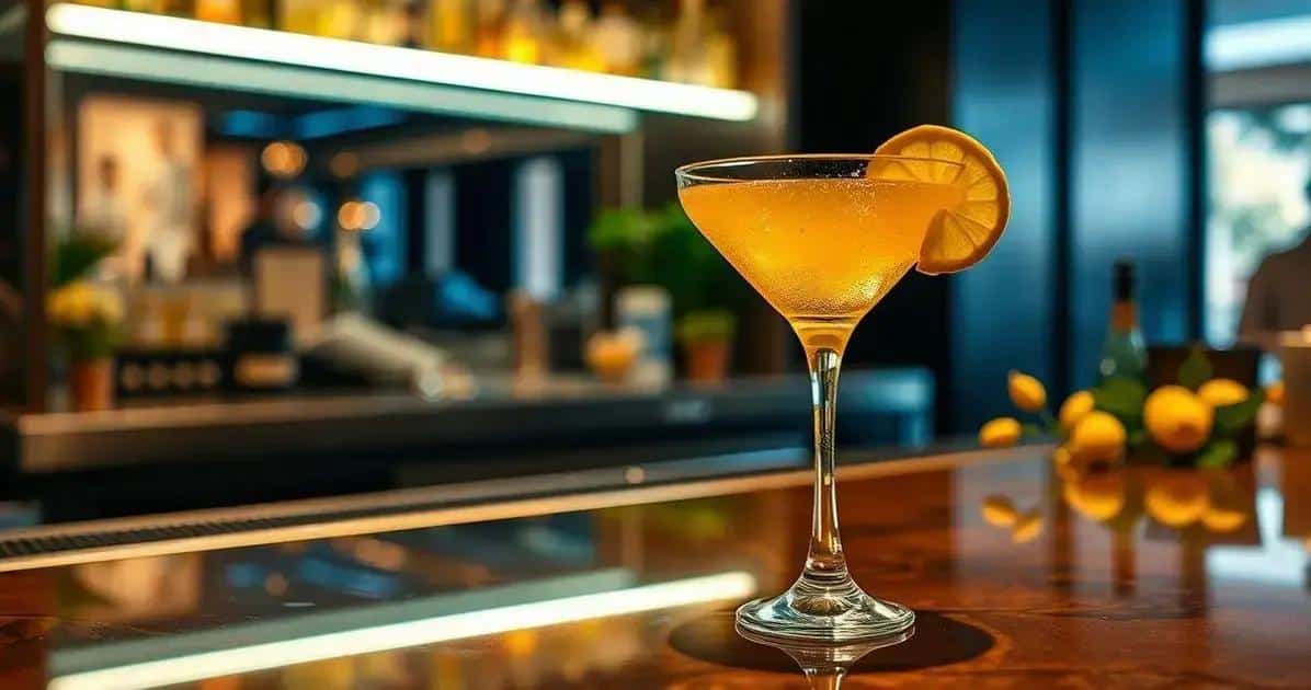 Leia mais sobre o artigo Martini com Refrigerante de Limão e Gengibre: A Bebida Refrescante que Você Precisa Experimentar