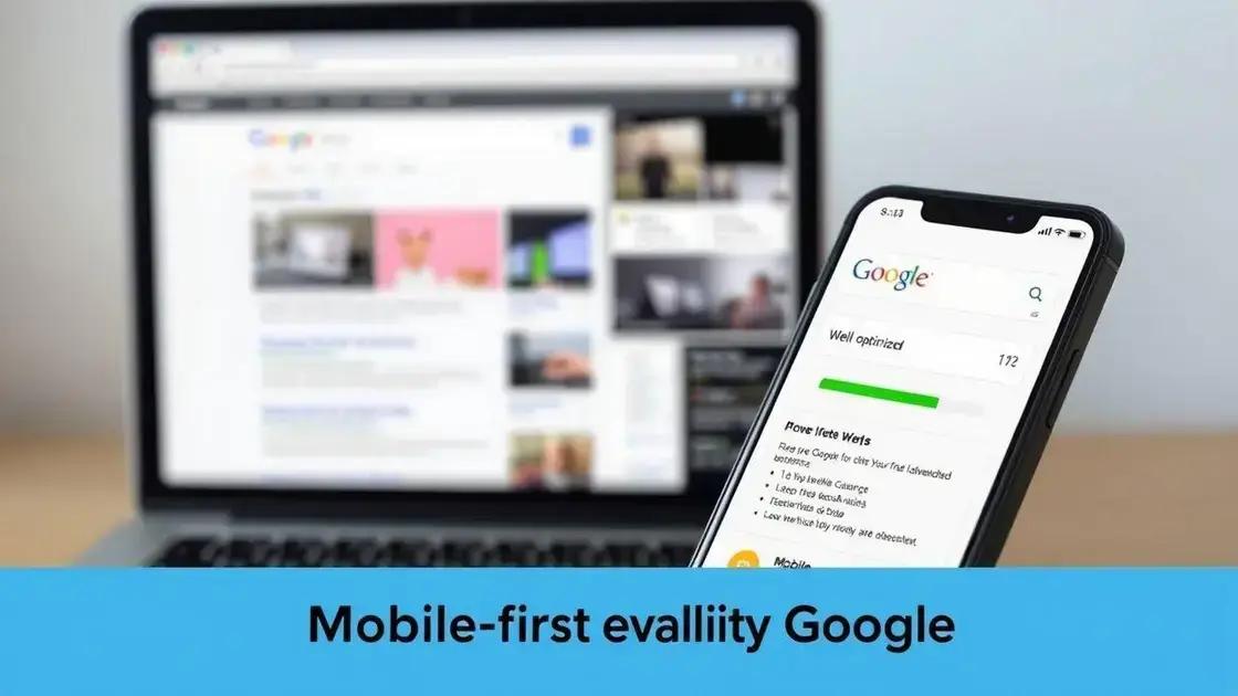 como o Google avalia seu site com priorização mobile