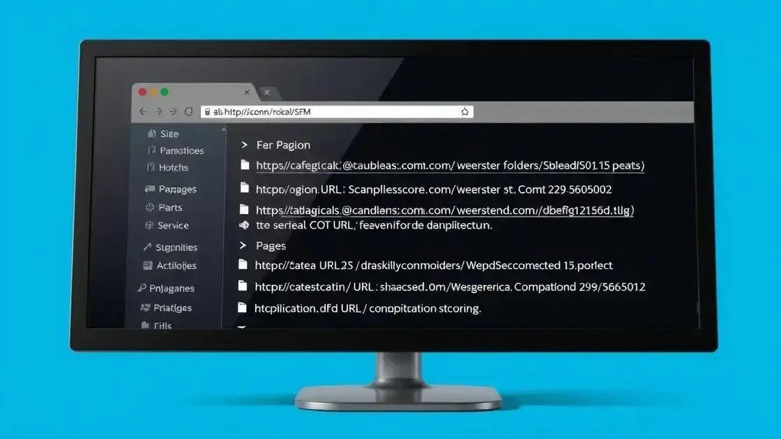 como estruturar urls para múltiplas páginas similares