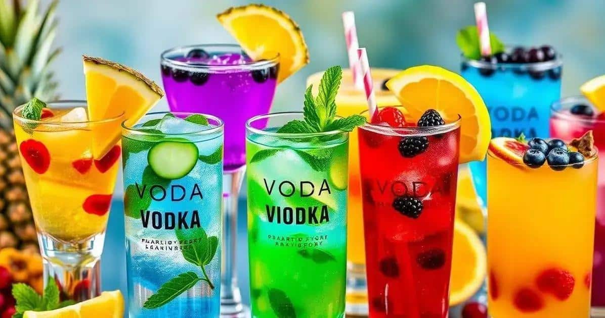 Receitas de Cocktails com Vodka e Frutas