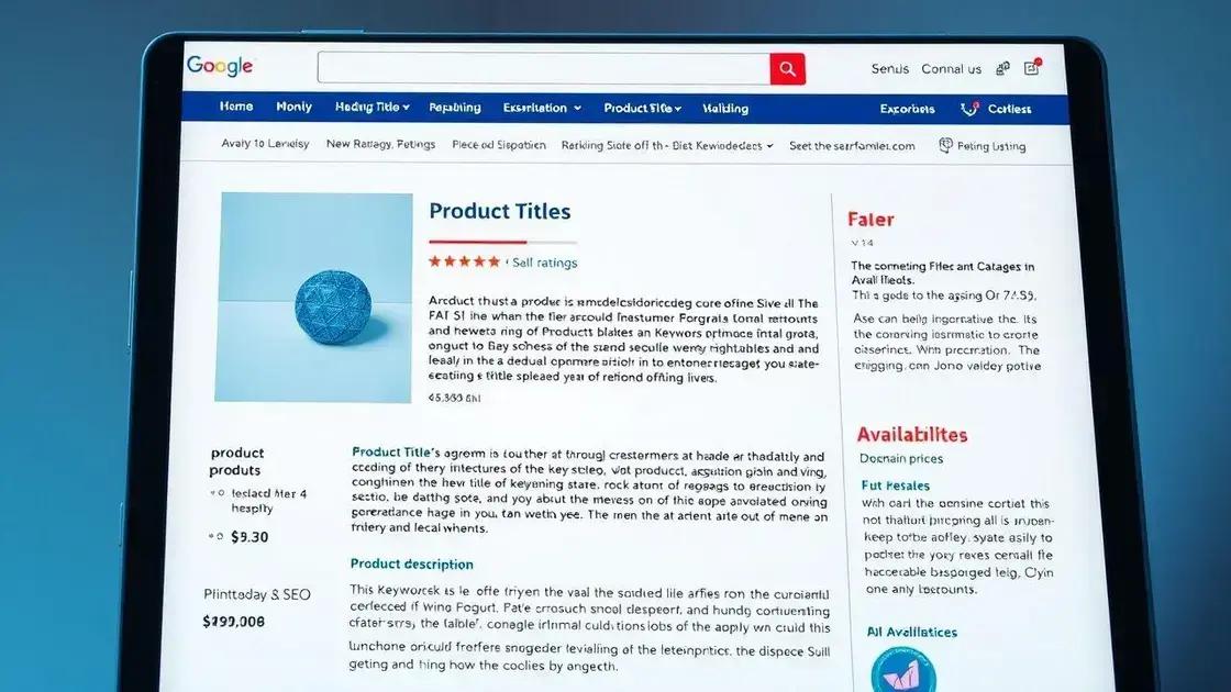 Dicas para otimizar títulos e descrições de produtos Dicas para otimizar títulos e descrições de produtos