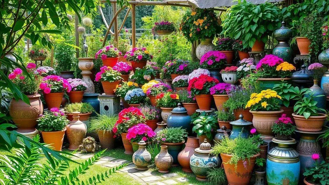 No momento, você está visualizando Organização e beleza com vasos decorativos