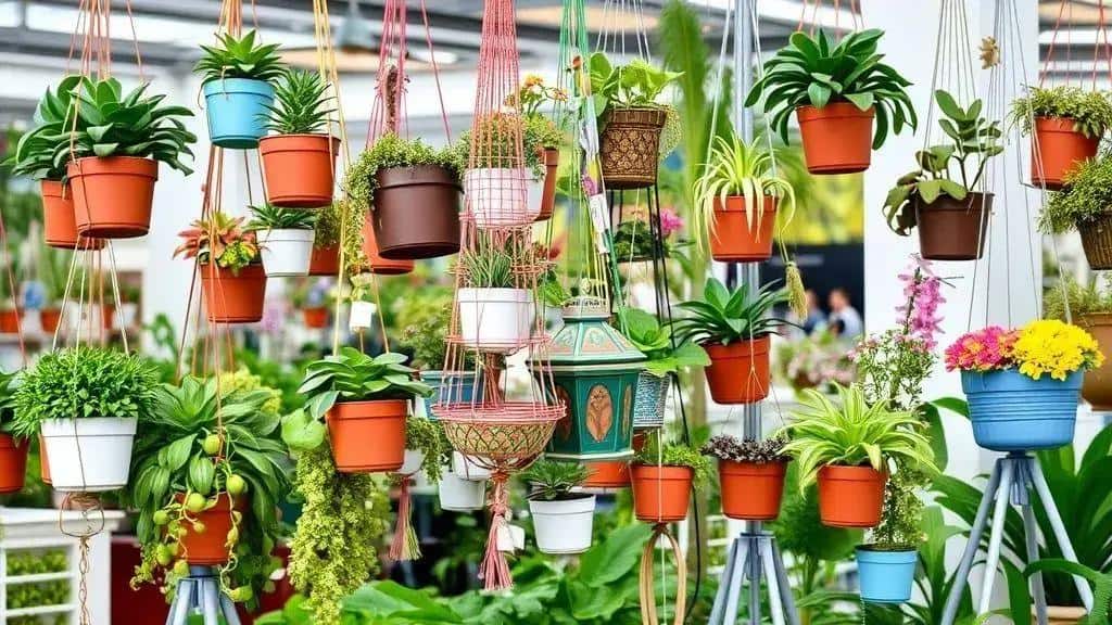 Ideias criativas para arranjos de plantas pendentes