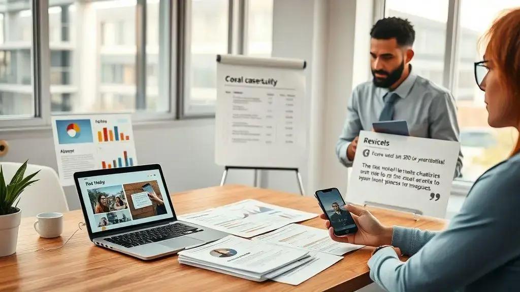 Provas sociais e estudos de caso que aumentam confiança Provas sociais e estudos de caso que aumentam confiança