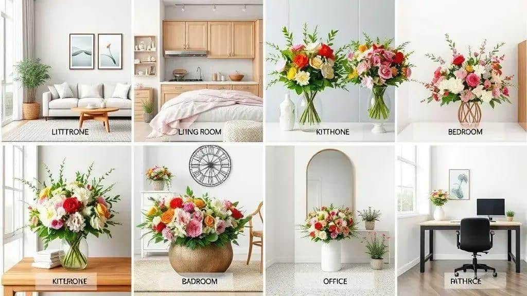 Como montar arranjos florais para cada ambiente Como montar arranjos florais para cada ambiente