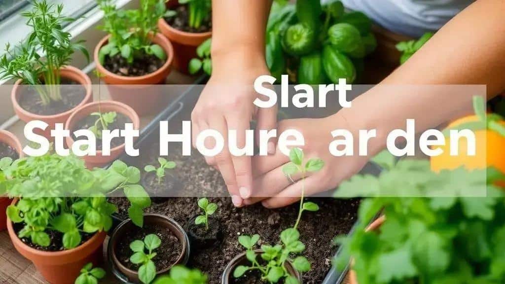 Como plantar suas primeiras ervas e hortaliças