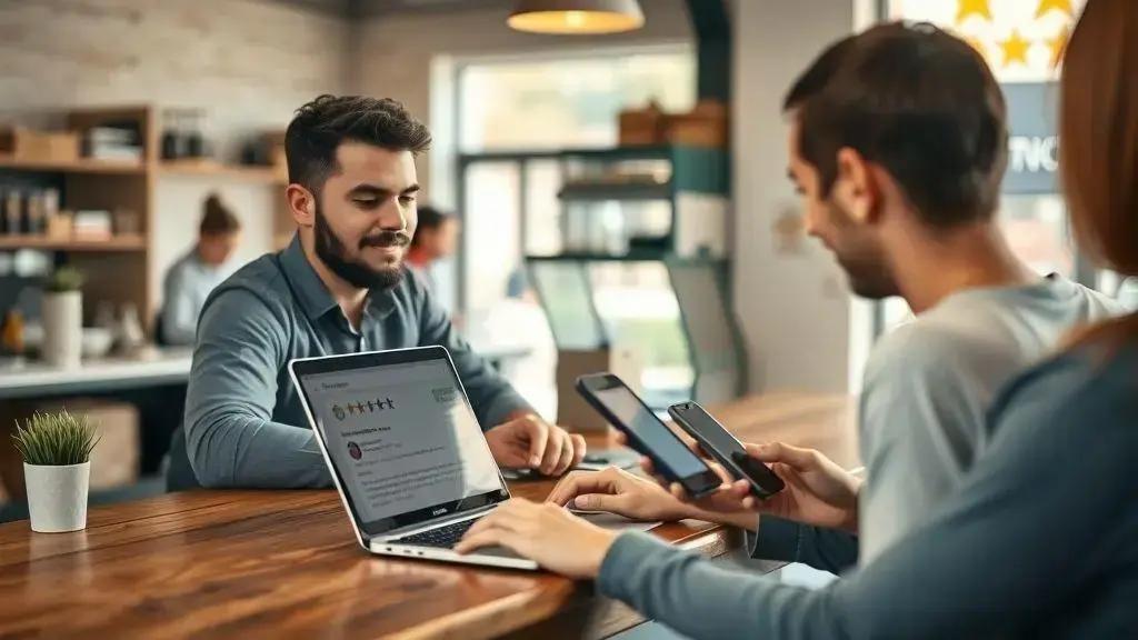 Avaliações e respostas: gerir reputação para ganhar relevância