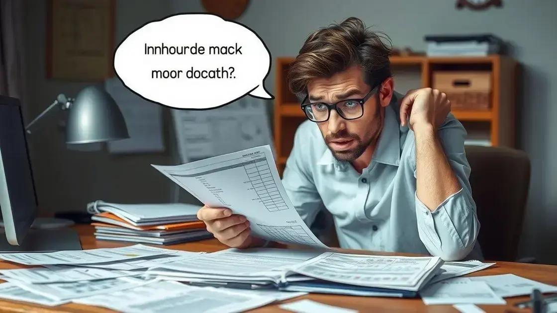 Erros comuns ao usar planilhas Erros comuns ao usar planilhas