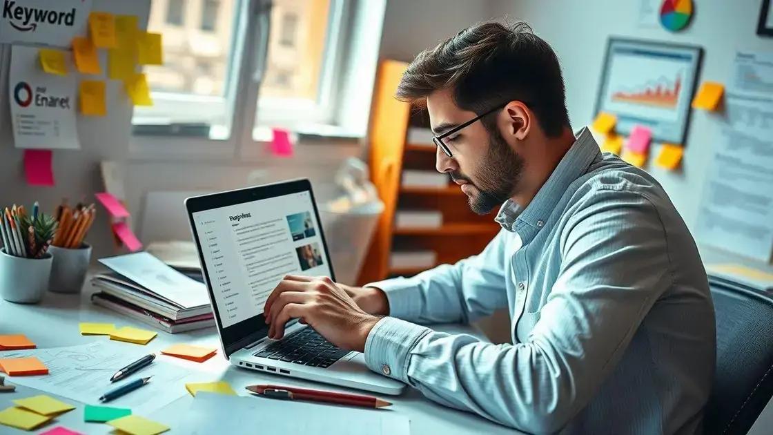 Dicas para melhorar a estrutura e palavras-chave